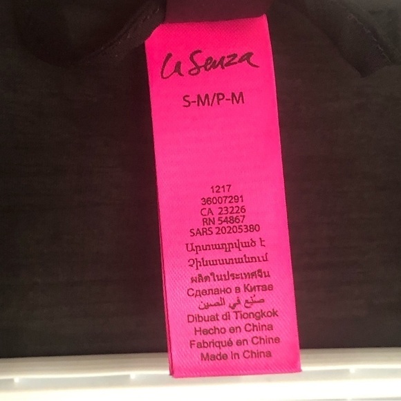 LA Senza Size S/M Black Lace Short Robe - Picture 6 of 7